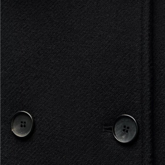 NWOT Zara DOUBLE BREASTED WOOL BLEND COAT Size XL - Picture 4 of 16